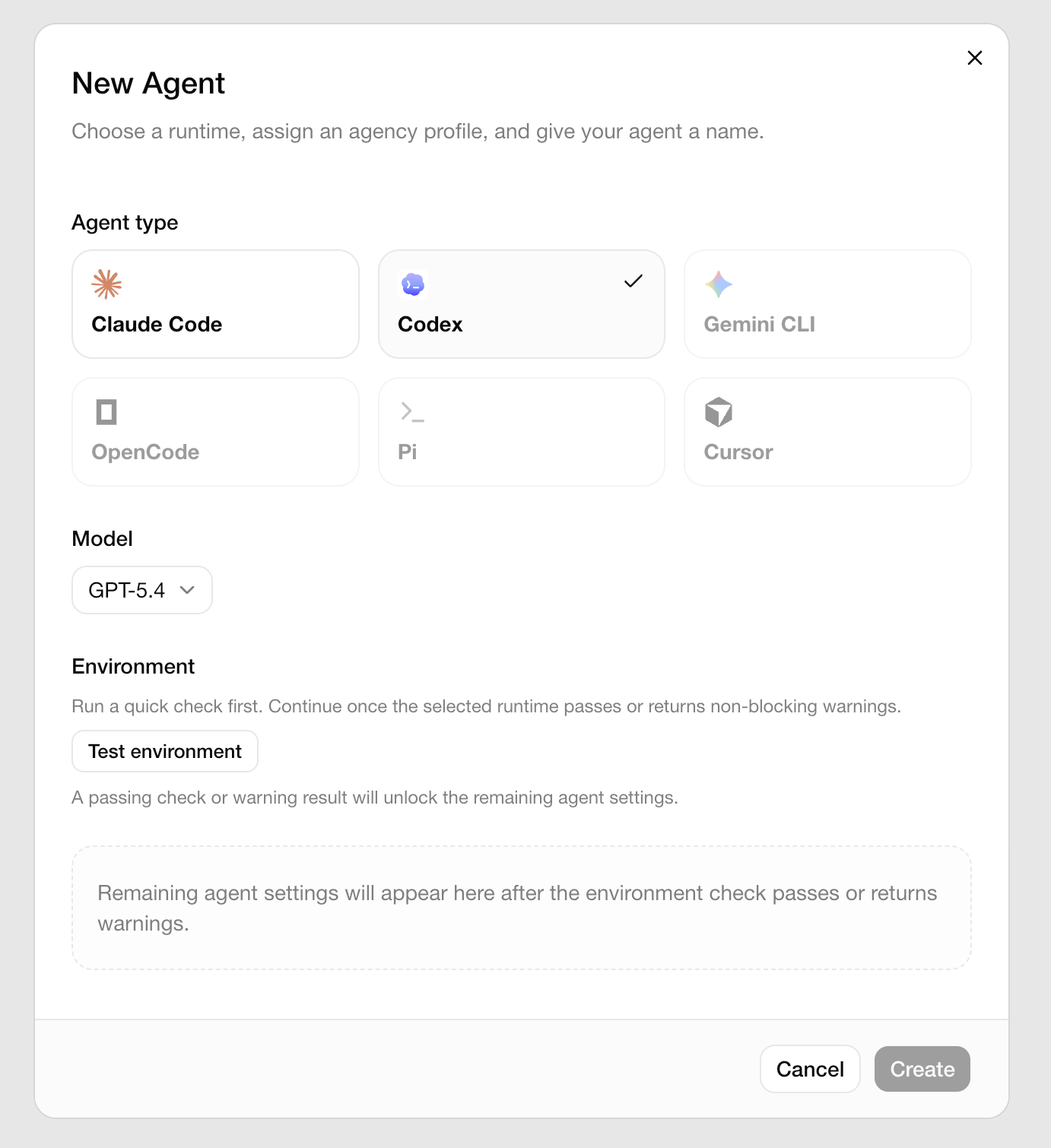 Workspace-backed execution
